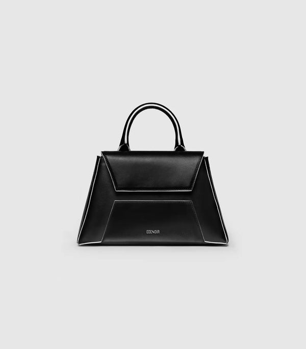 Handle and crossbody "CARRÉ" - Black