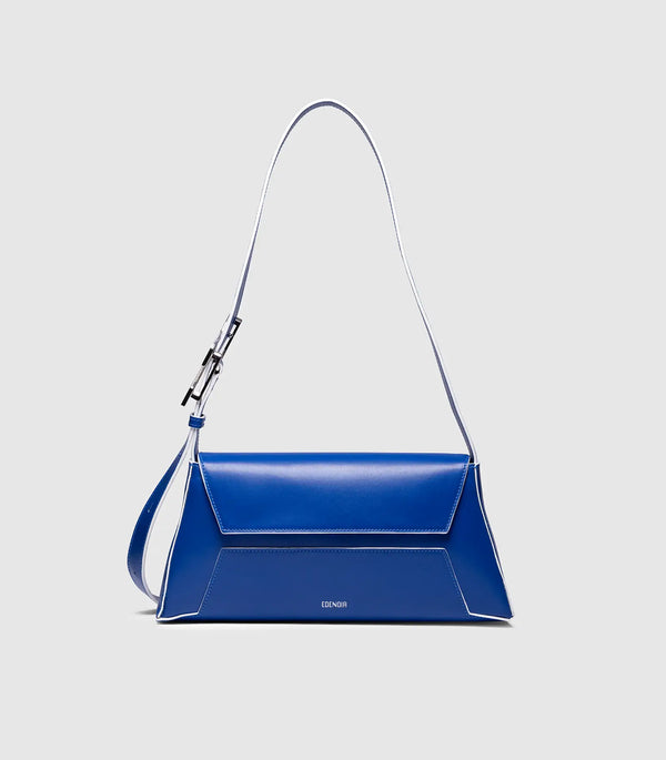 Shoulder and crossbody "OBLIQUE" - Electric Blue