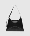 Shoulder and crossbody "TRAPÈZE" - Black