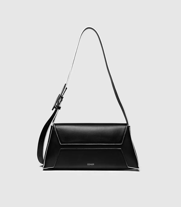 Shoulder and crossbody "OBLIQUE" - Black