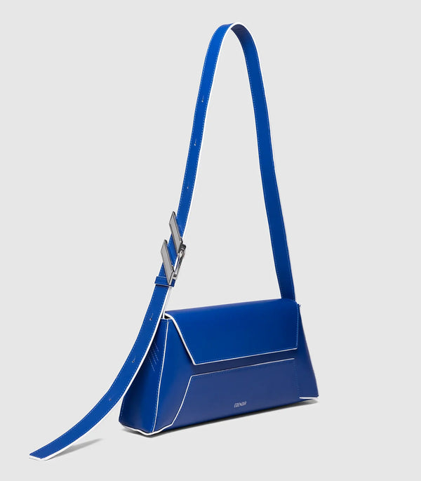 Shoulder and crossbody "OBLIQUE" - Electric Blue