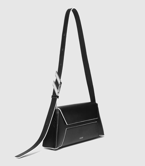 Shoulder and crossbody "OBLIQUE" - Black