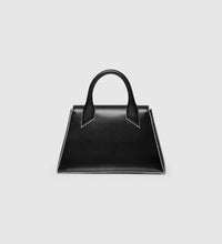 Handle and crossbody "CARRÉ" - Black