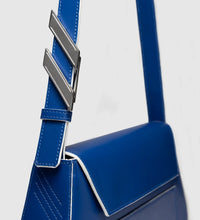 Shoulder and crossbody "OBLIQUE" - Electric Blue