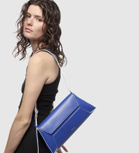 Shoulder and crossbody "OBLIQUE" - Electric Blue