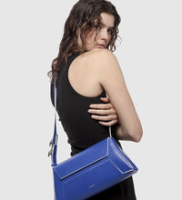 Shoulder and crossbody "OBLIQUE" - Electric Blue